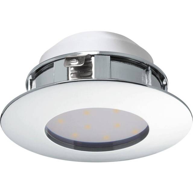 Wall / Ceiling Flush Downlight Chrome Round Recess Spotlight 6W Built in LED