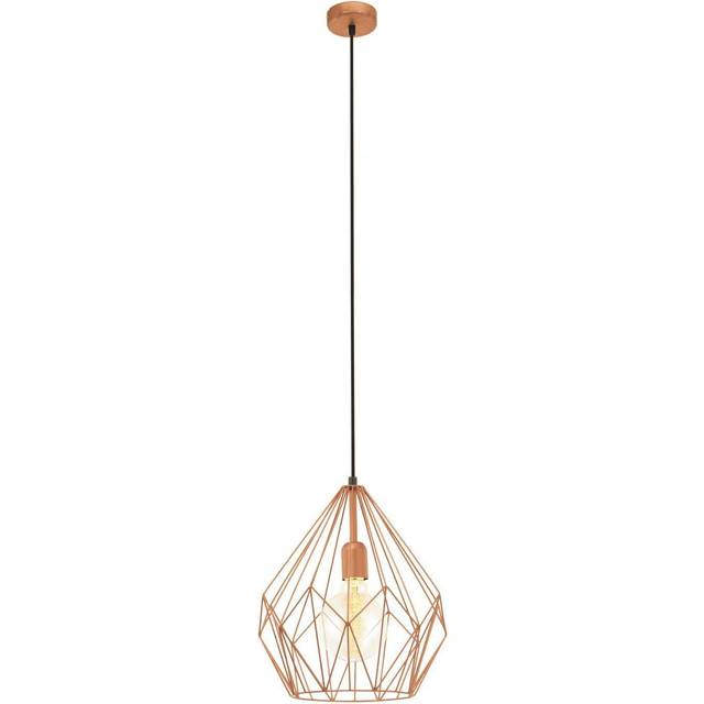 Hanging Ceiling Pendant Light Copper Wire Cage 1x 60W E27 Hallway Feature Lamp