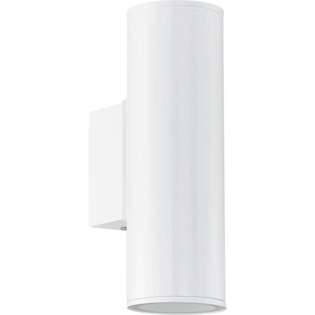 IP44 Outdoor Wall Light White Up & Down Light 2 x 3W GU10 Bulb Porch Lamp