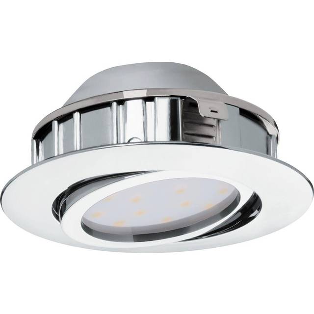 Wall / Ceiling Flush Downlight Chrome Round Recess Spotlight 6W Built in LED