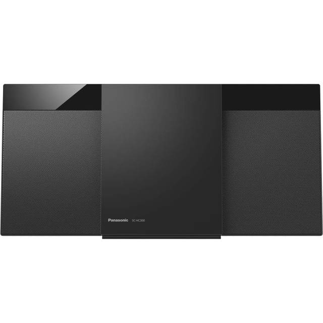 Panasonic SC-HC300 Home Audio Micro System 20 W svart, vit – hemmastereosystem (hemmaljud-mikrosystem, svart, vit, 1 diskar, 20 W, 1-vägs, FM)