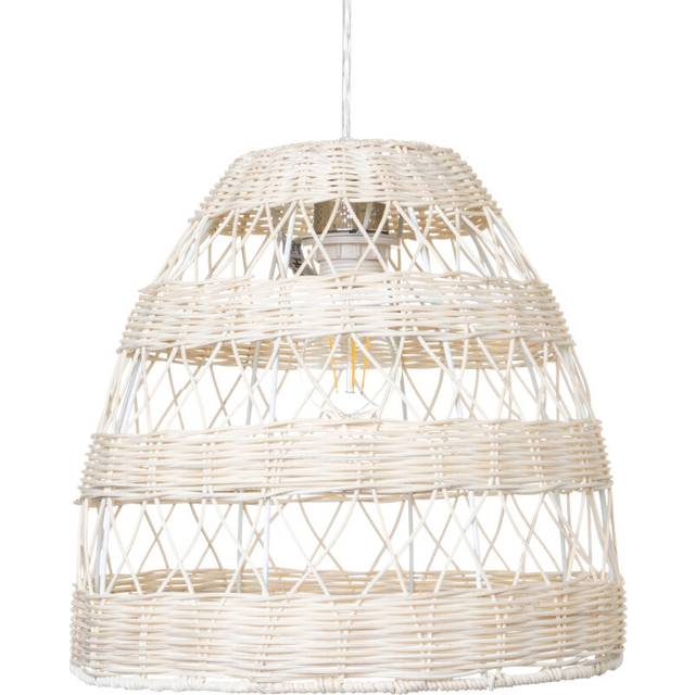 Litecraft Light Shade Rattan Easy Fit Ceiling Lampshade - Natural