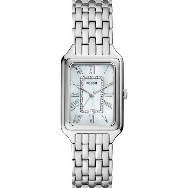 Fossil Raquel Stainless Steel White Mother Of Pearl Dial Quartz ES5306 Women's Watch