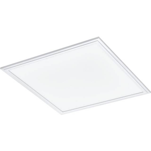 Wall / Ceiling Light White 450mm Slim Square Panel 21W Built in LED 4000K - One Size