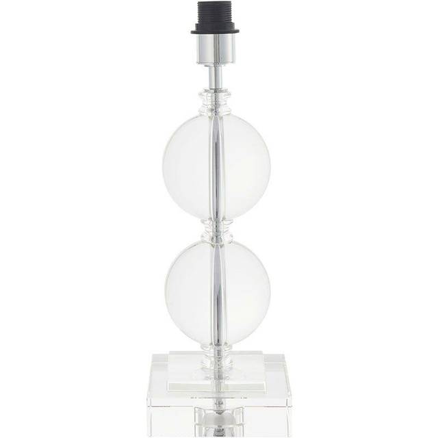 Crystal Glass Sphere Table Lamp Light Base - Chrome Plated Metalwork - BASE ONLY