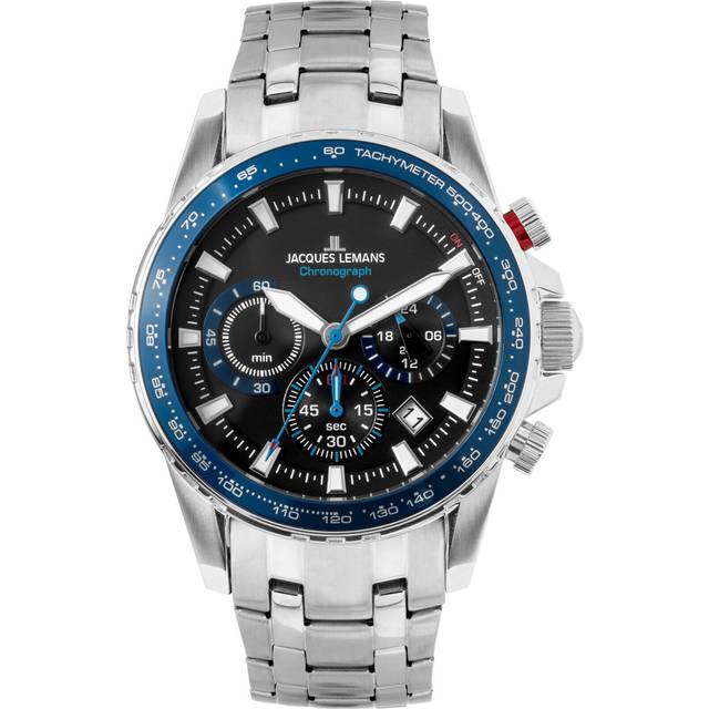 Jacques Lemans Chronograph Liverpool 1-2099E - silber