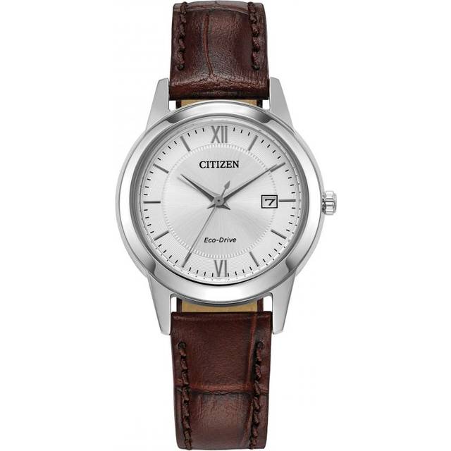 Citizen Women's Eco-Drive Date Leather Strap Watch
