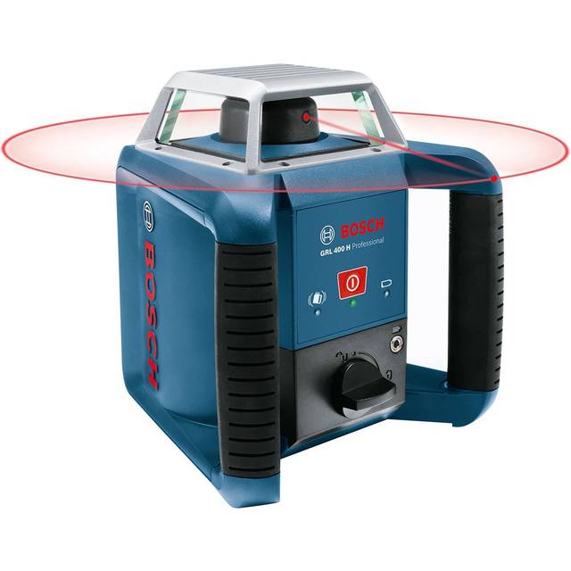 Bosch Professional rotationslaser GRL 400 H (knappsats med en knapp, arbetsområde: upp till 400 m (diameter), i förvaringsväska)