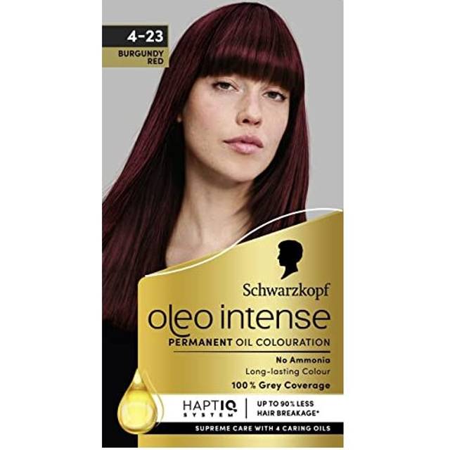Schwarzkopf Oleo Intense 4-23 Burgundy Red Permanent Hair Dye