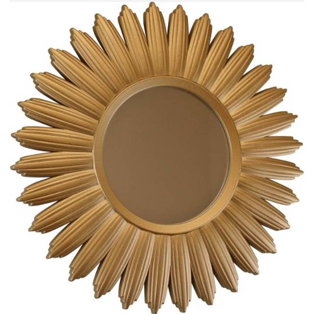 Large Gold Sunburst Mirror