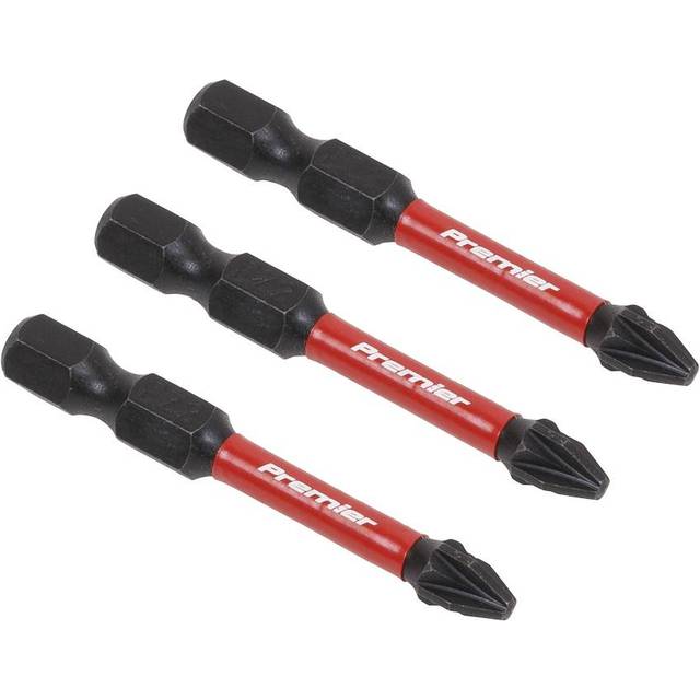 Sealey AK8233 Pozi #2 Impact Power Tool Bits 50mm - 3pc