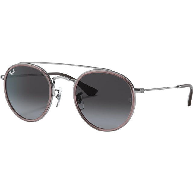 Ray - Ban Barn RJ9647S 290/8G Solglasögon Metall Violett Grå Pantor Normal Skuggad