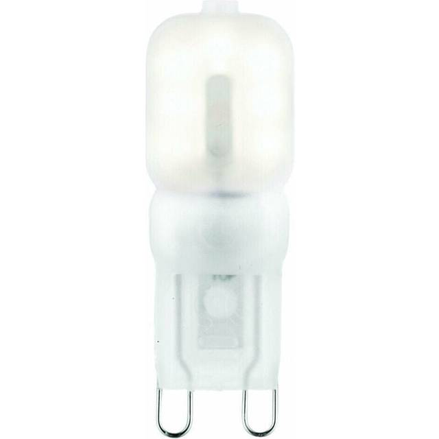 2.5W LED G9 Light Bulb Frosted Cool White 4000K 200 Lumen Mini Small Indoor Lamp
