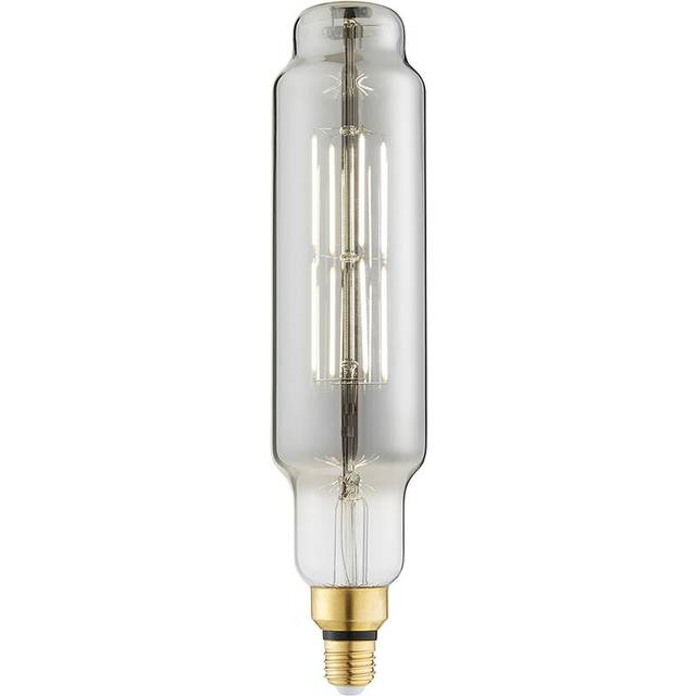 Litecraft Light Bulb E27 Edison Screw LED Oversized Tube Lamp - Smoke