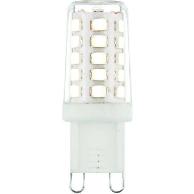 2.3W LED G9 Light Bulb Clear Cool White 4000K 220 Lumen Mini Small Indoor Lamp