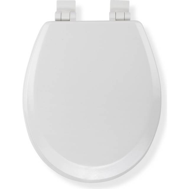 Croydex Carron Moulded Wood Toilet Seat - White