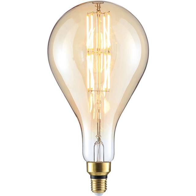 Litecraft Light Bulb E27 Edison Screw LED Oversized Pear Lamp - Amber
