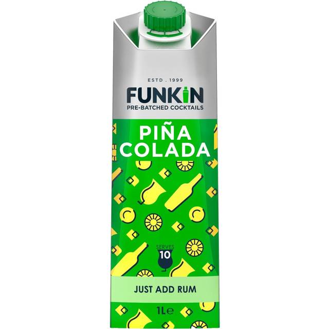 Funkin Pre-Batched Cocktails PiÃ±a Colada 1L