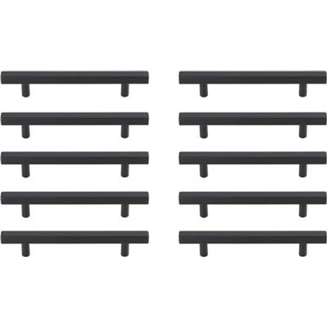 "Dior 5"""" Center to Center Matte Black Bar Pull Multipack (set of 10)"
