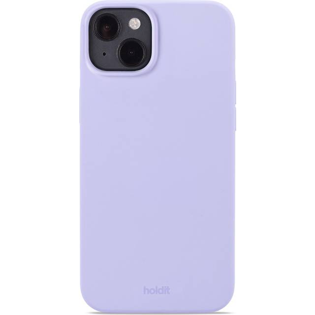 Phone Case Silicone Lavender iPhone 15 Plus - Lila