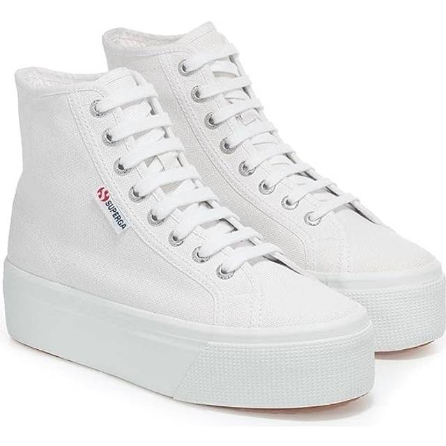 Women's boots Superga Hi Top - Blanc
