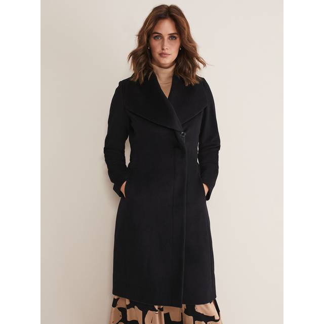 Phase Eight Nicci Belted Wool Blend Coat