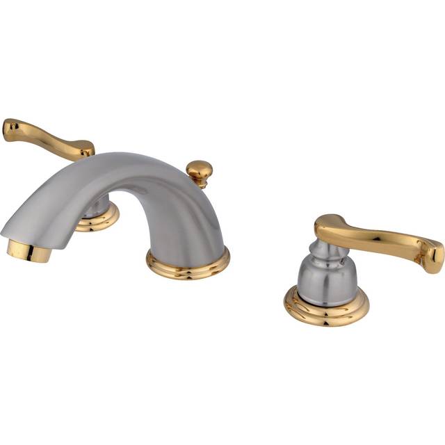 Kingston Brass KB8969FL 8 in. Widespread Bathroom Faucet  Brushed Nick