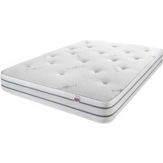 Eco Reprieve Dual Sided Pocket+ Mattress - White - Single
