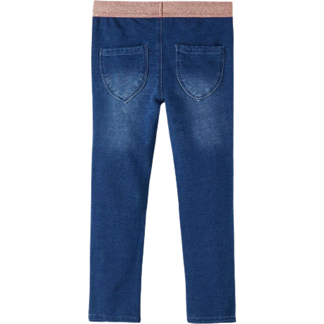 Name It Leggings - Noos - Rose - Dark Blue Denim/Gold - Name It - 56 - Leggings