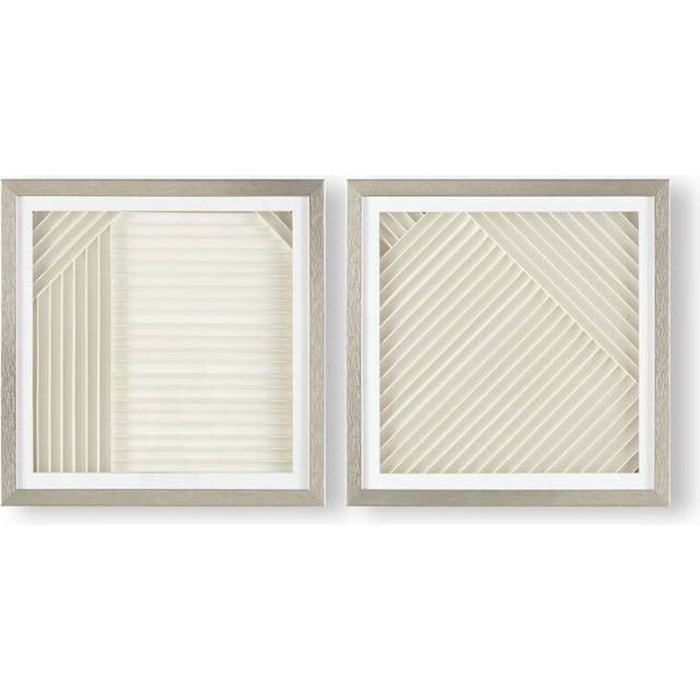 Art for the Home Linear Luxe Set of 2 Framed Prints