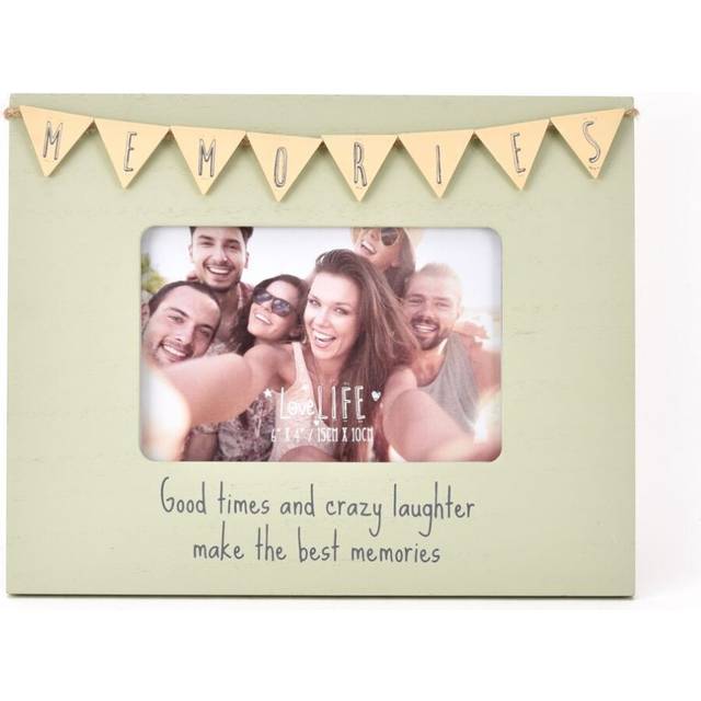 Widdop Love Life Decorative Bunting Sentimental Memories Photo Frame - Memories