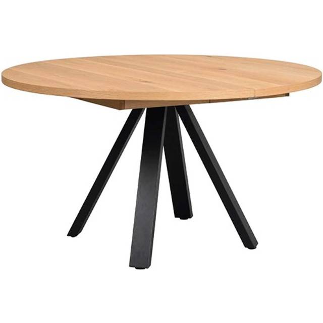 Rowico Home Maddock matbord Ek/svart 135 cm