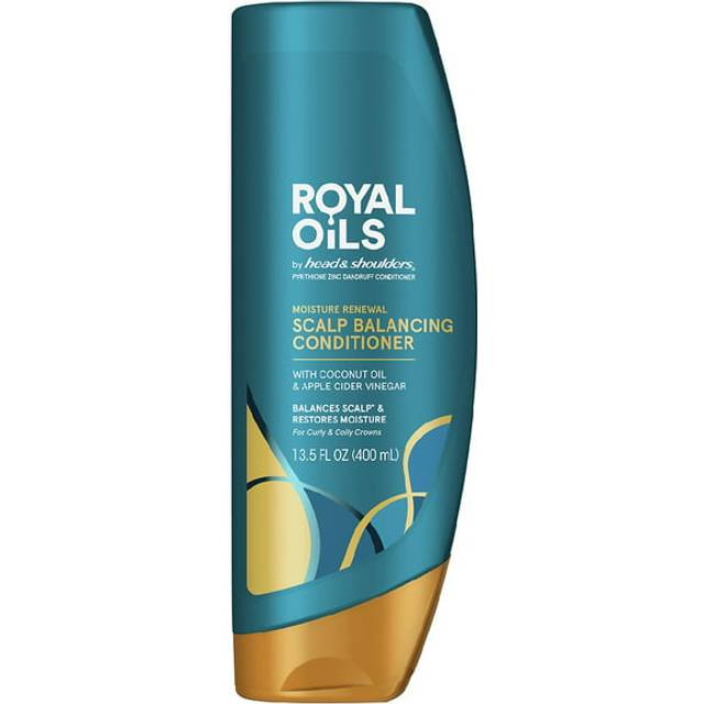Head and Shoulders Conditioner, Moisture Renewal, Anti Dandruff Treatment and Scalp Care, Royal Oils Collection with