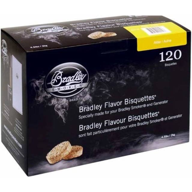 Bradley Flavor Bisquettes - Alder 120Pk, Multi