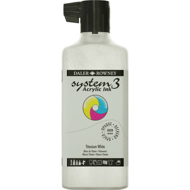 Daler-Rowney System3 Ink 180ml Titanium White