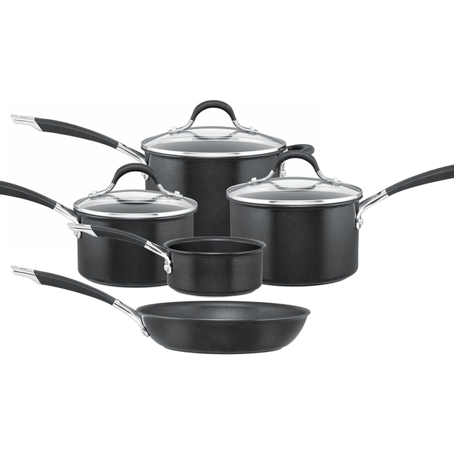 Momentum Non-Stick Induction Saucepan, Skillet & Milk Pan Family Set - 5 Pieces