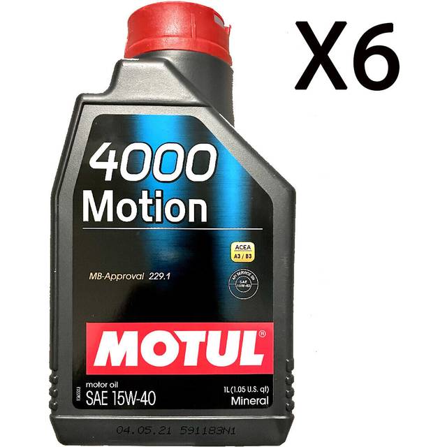 Motul 4000 Motion 15W40 Mineral Engine Oil - 1 Litre