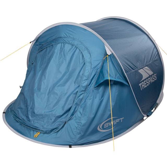 Trespass Waterproof 2 Man Pop Up Tent Patterned Swift2