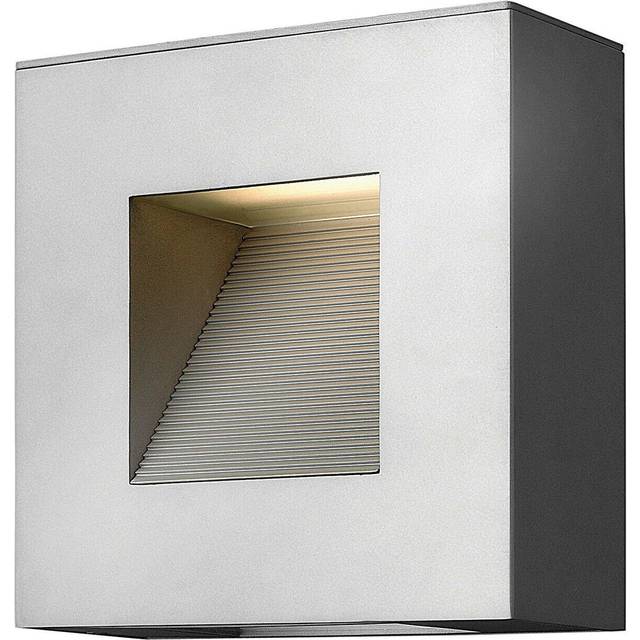 Outdoor IP44 Twin Wall Light Sconce Titanium LED E14 7W Bulb Outside External