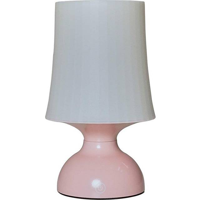 ValueLights Colmar Pink LED Garden Table Lamp - 20.6 x 10 x 10cm