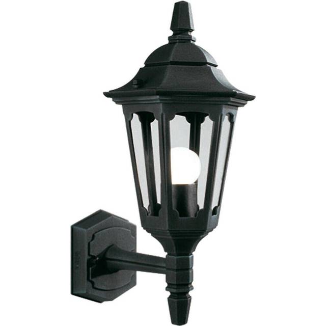 Outdoor IP44 Wall Light Sconce Black LED E27 100W Bulb External d02089