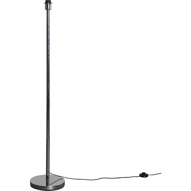 Modern Standard Floor Lamp Base in a Polished Chrome Metal Finish
