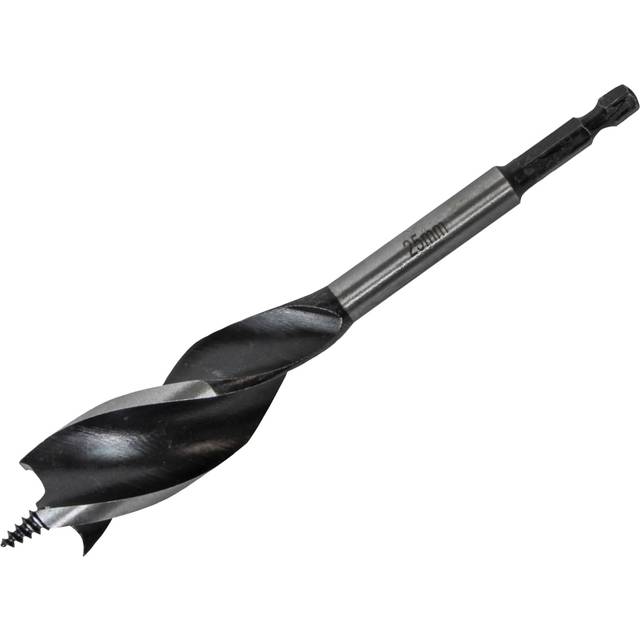 Faithfull Tri-Point Speed Auger Drill Bits 25mm 159mm Pack of 1