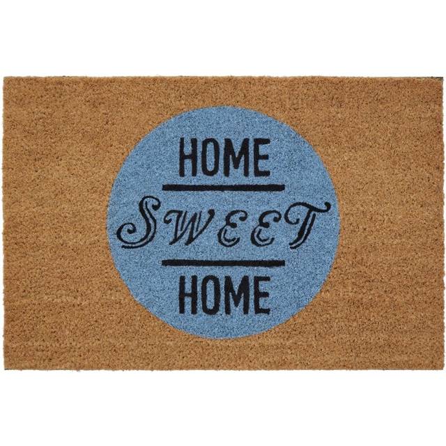 Premier Housewares Text Design Door Mat / Non Slip Floor Mat Indoor and Outdoor Welcome Mat With Robust Coir For Door Entrances / House Entryway /
