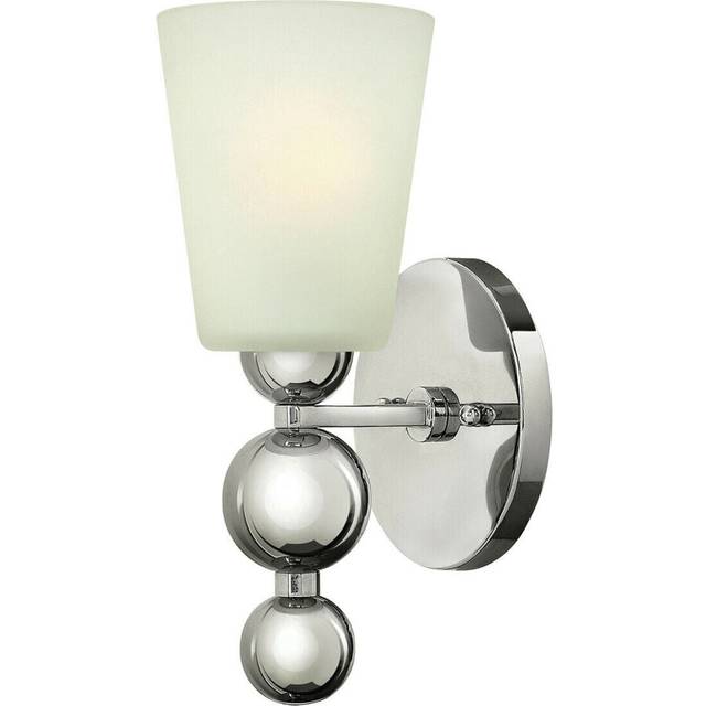 Wall Light Sconce Highly Polished Nickel Finish LED E27 60W Bulb d01521