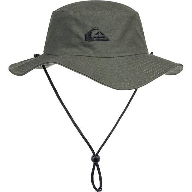 Men's Quiksilver Bushmaster Safari Trekking Bucket Boonie Hat - Green - Size: S/M