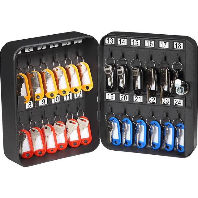 Steel Key Box with 24-Hook