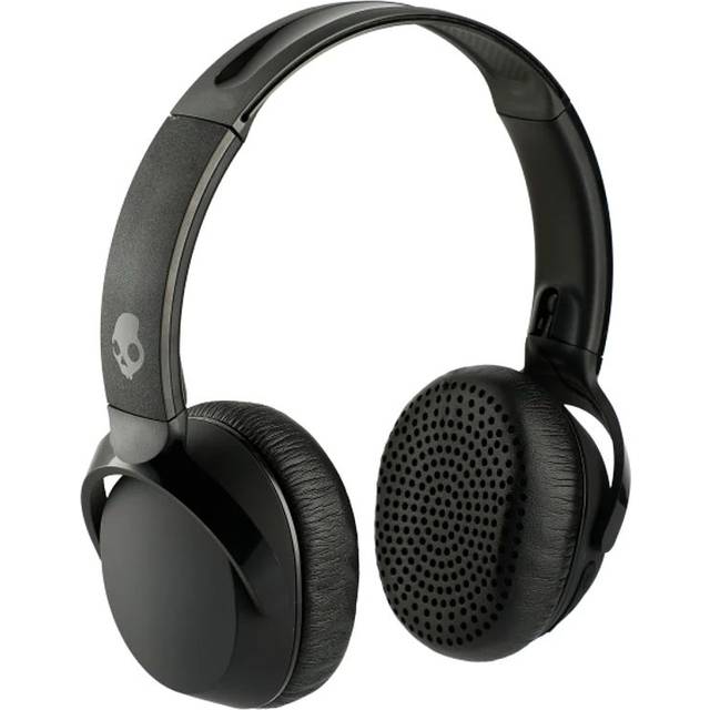 Skullcandy Riff 2 Trådlösa on-ear-hörlurar med Tile-findingteknik och mikrofon, 34 timmars batteritid, Bluetooth-hörlurar för iPhone, Android och mer - Svart