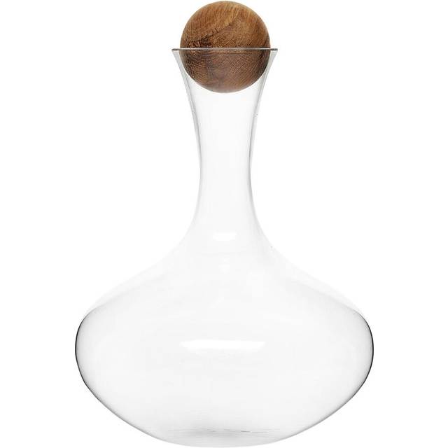 Sagaform - Oval Oak Vinkaraff Med kork 2 L - Klar