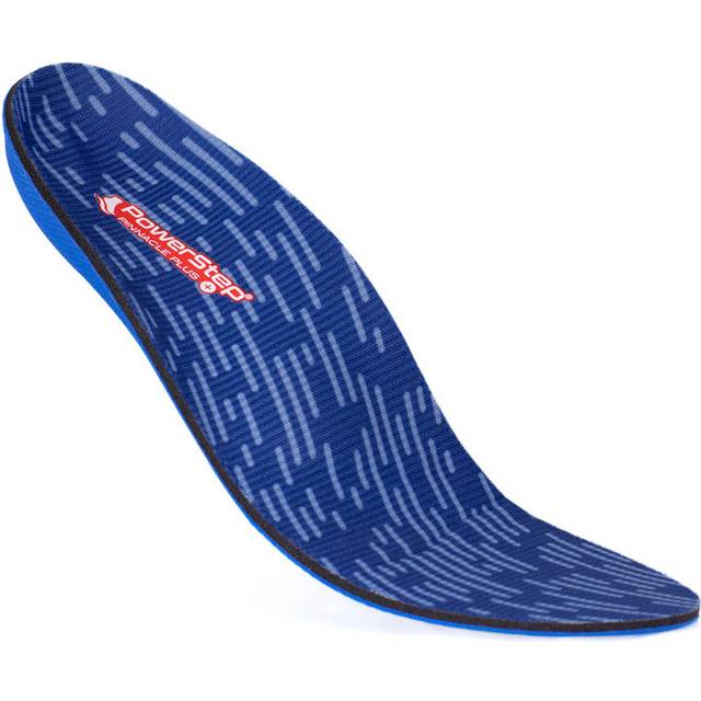 PowerStep Pinnacle Plus boll av fotsmärtlindring ortotik – skoinlägg för metatarsalgi, bågstöd och Mortons neuroma smärtlindring – skosulor med metatarsaldyna, Röd/blå, Men's 10-10.5 / Women's 12
